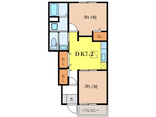 ボンヌ・シャンス７　Ⅰの物件間取画像